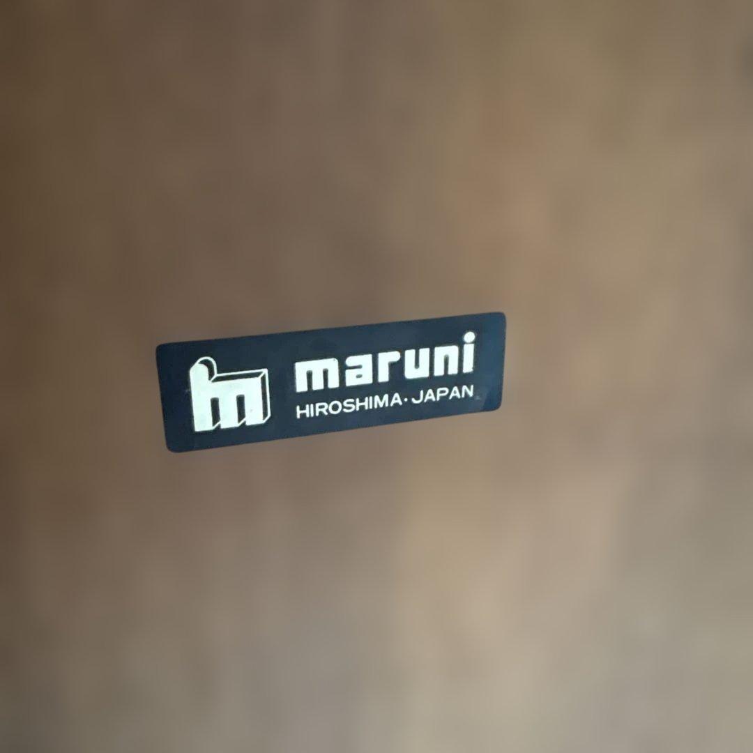 【昭和レトロ】Maruni 木製 花柄装飾 センターテーブル アンティーク