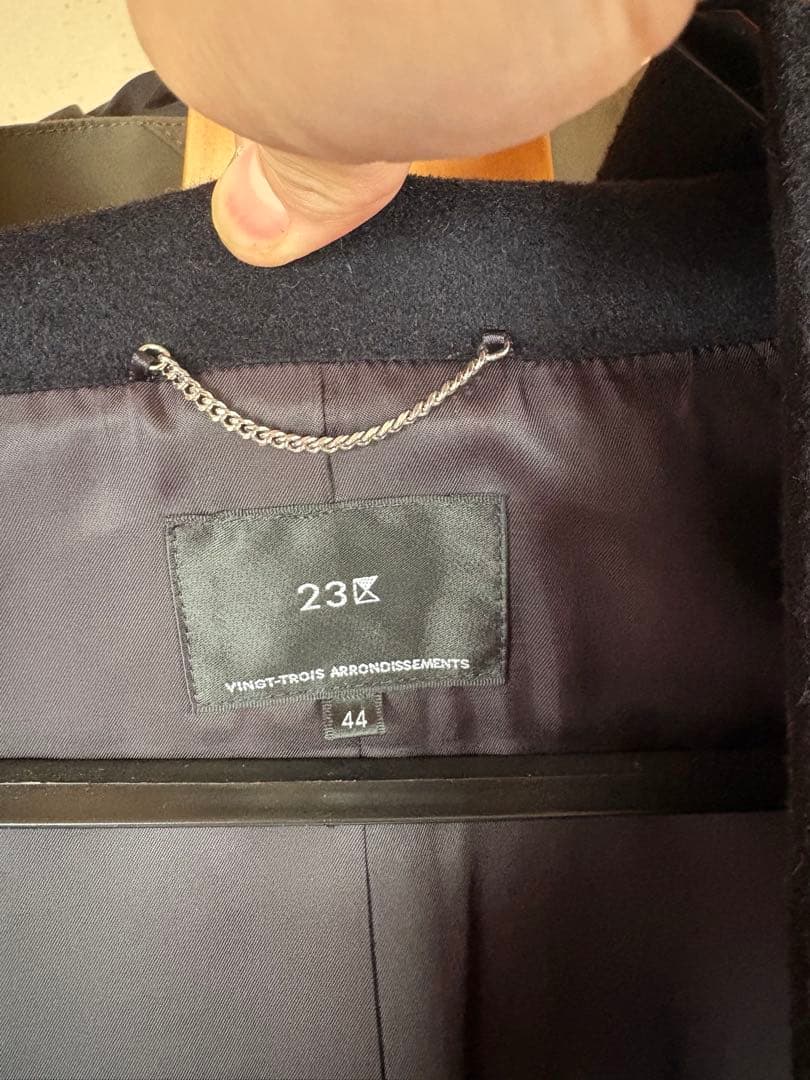 m*p様 極美品！　23区 アンゴラ　ビーバーフーデッドコート　即購入可