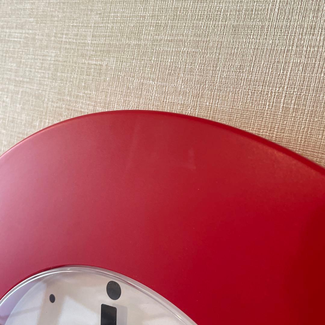 オールドイケア　OLD IKEA ポストモダン　赤　掛け時計