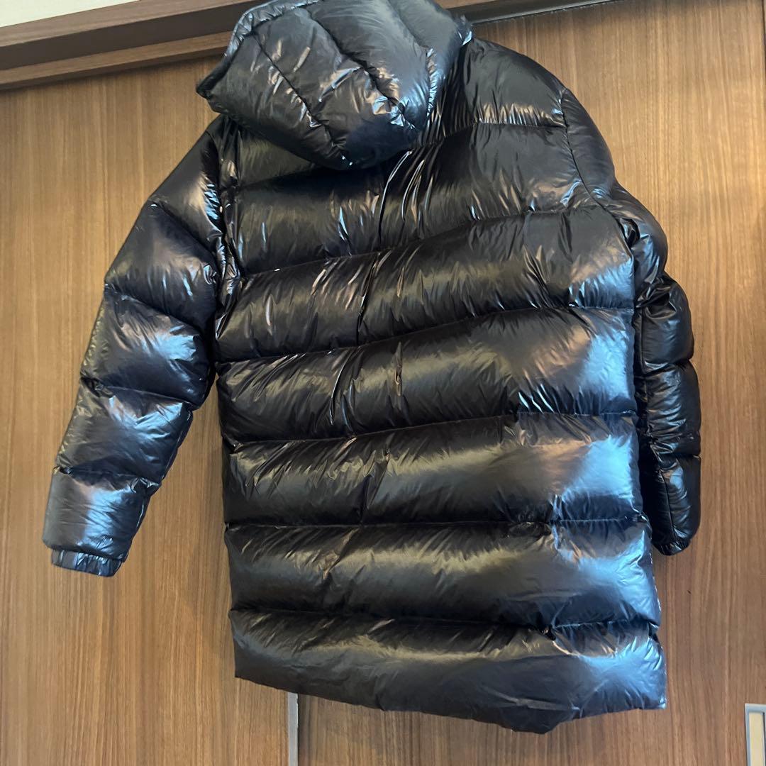 ぐみっこさん専用80%ダウン ロングパフジャケット 黒 XL フード付