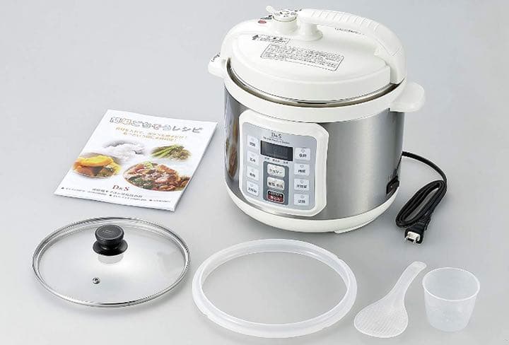 電気圧力鍋　D&S 家庭用マイコン電気圧力鍋 4L STL-EC40 新品未使用
