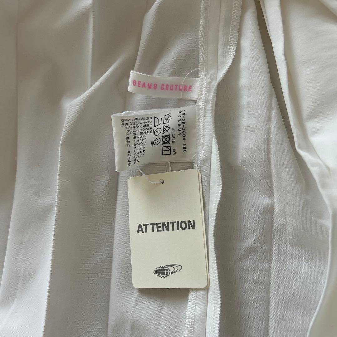 DEAN & DELUCA ホワイト プリーツエプロン