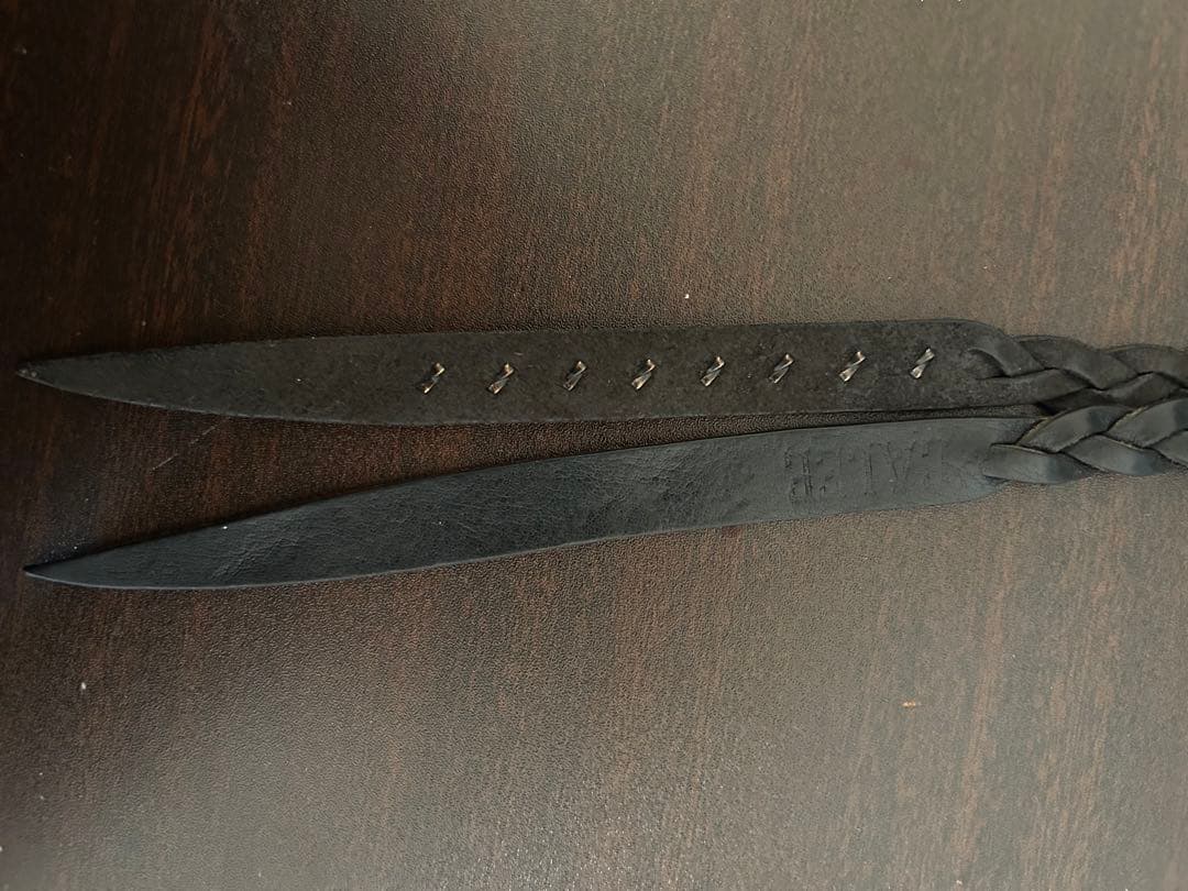 小物 CALEE LEATHER LONG KEY RING