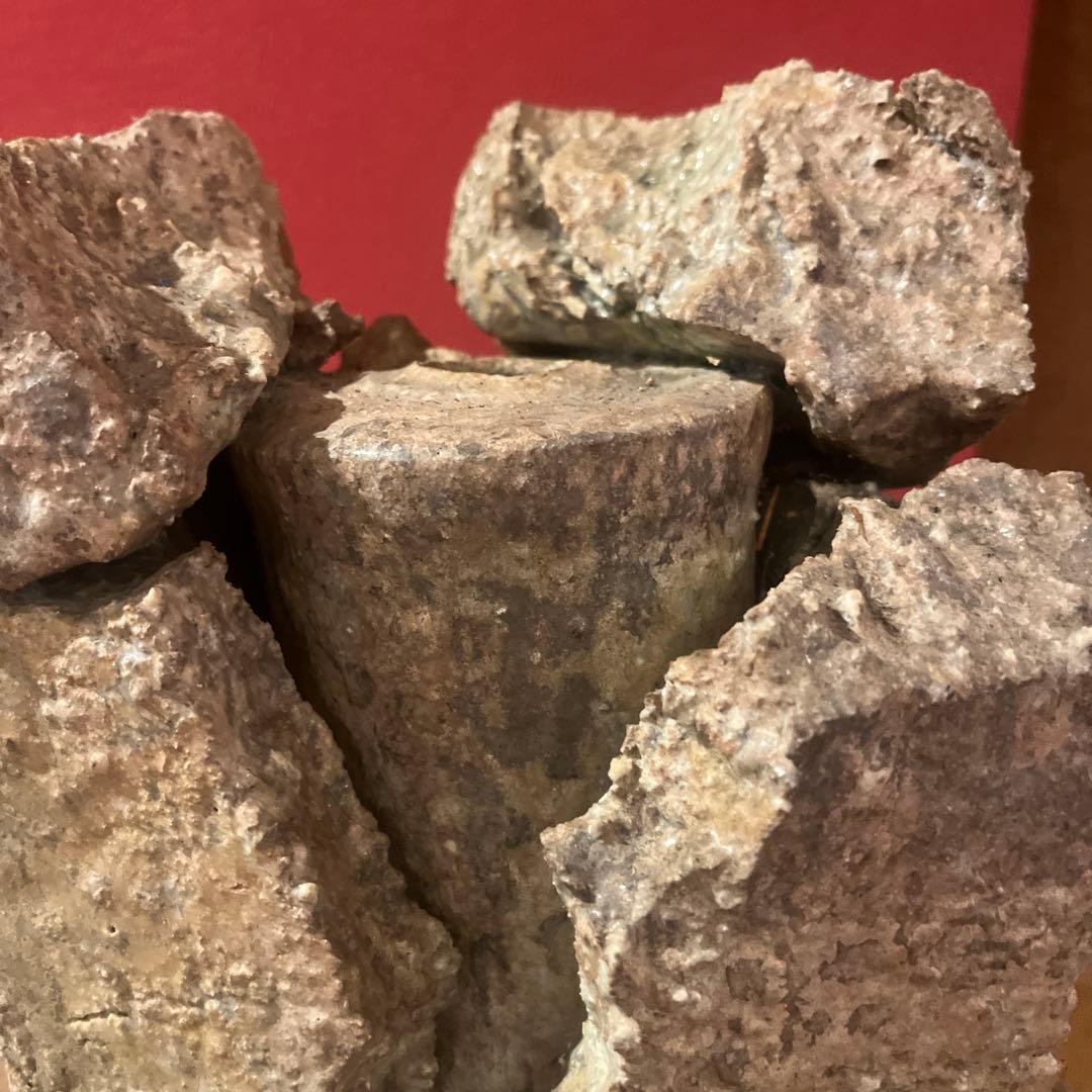 辻村塊 面取り伊賀花器