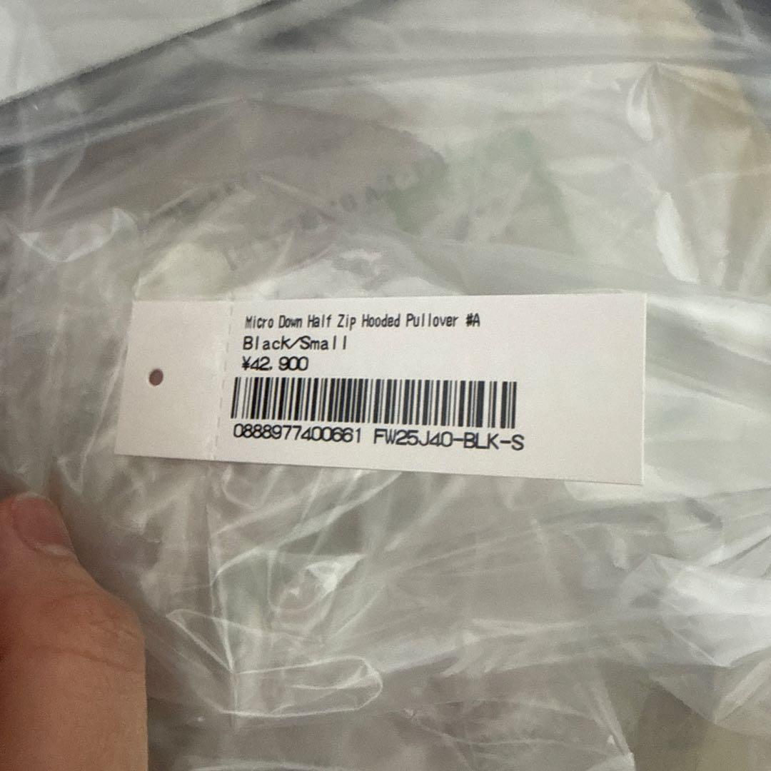 ジャケット・アウター Supreme Micro Down Half Zip Hooded S