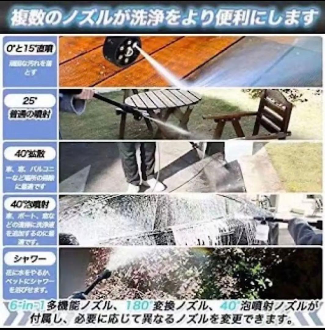 ⭐️超目玉商品⭐️【2023年版】高圧洗浄機 コードレス 急速充電