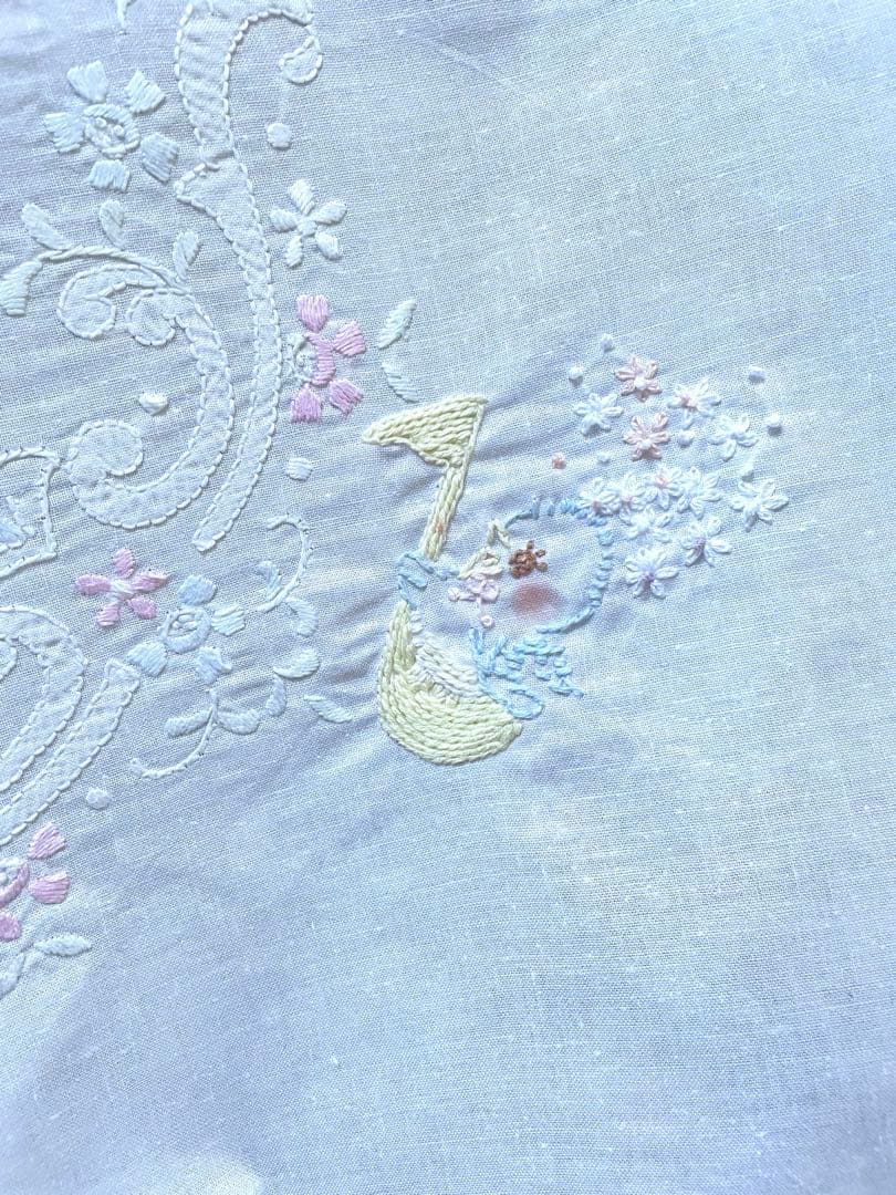 ♡C13(*^-^)♡さま確認用です。 大判クロス＆手刺繍お花2束×2·͜· ♡