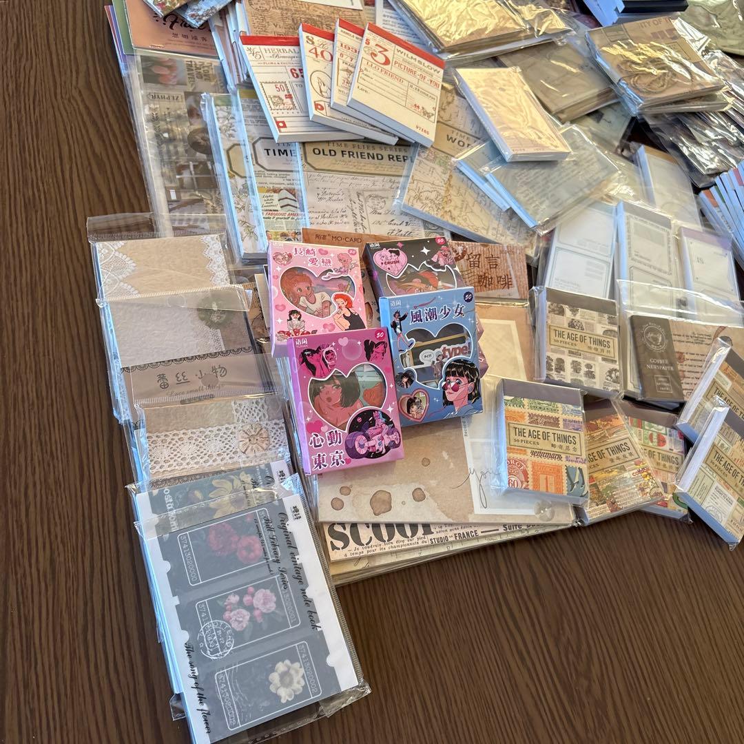 【新品中古】コラージュ　紙もの　素材　まとめ売り