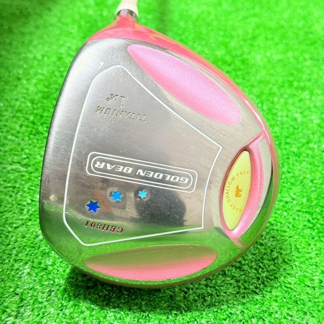 くりーむレディース ゴルフクラブ8本セット ピンク GOLDEN BEAR