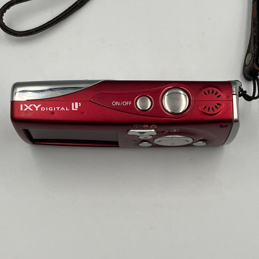美品 Canon IXY DIGITAL L3 レッド コンパクトデジタルカメラ