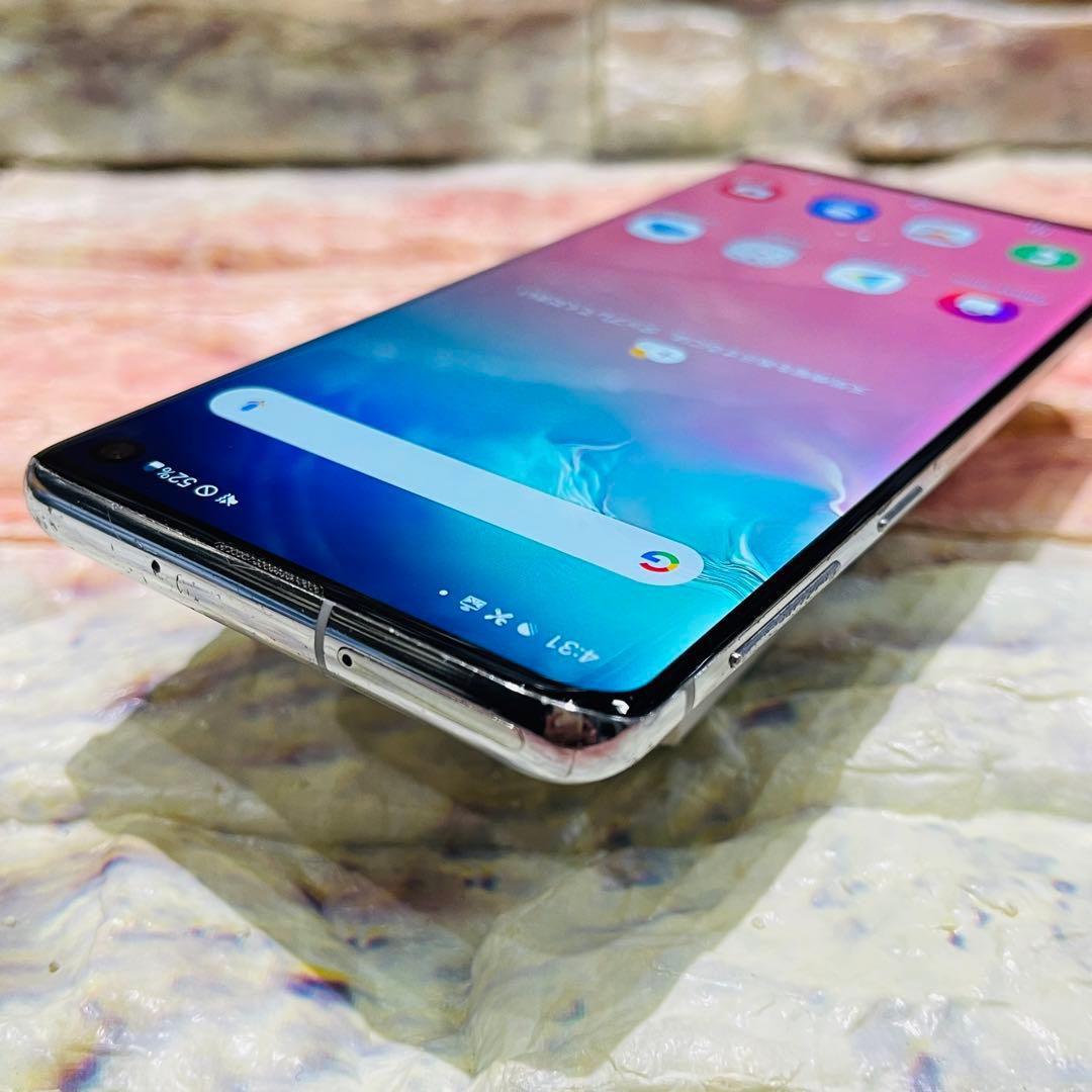 SIMフリー Galaxy S10 128GB プリズムホワイト 電池良好
