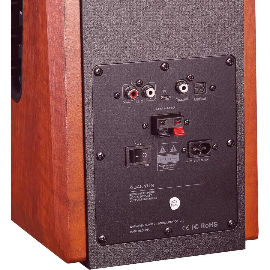 Sanyun SW228BT 80Wアクティブブックシェルフスピーカー