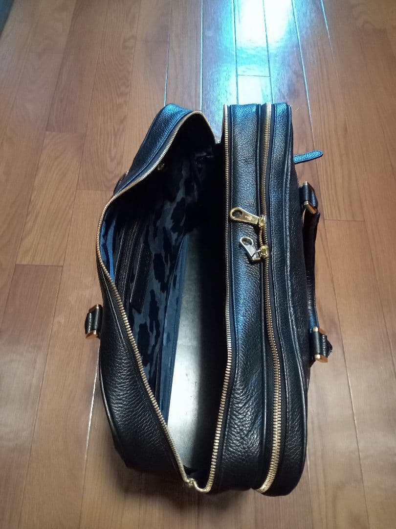 【kees】チマブエ　エメリー　ブリーフケース（ダブル）黒