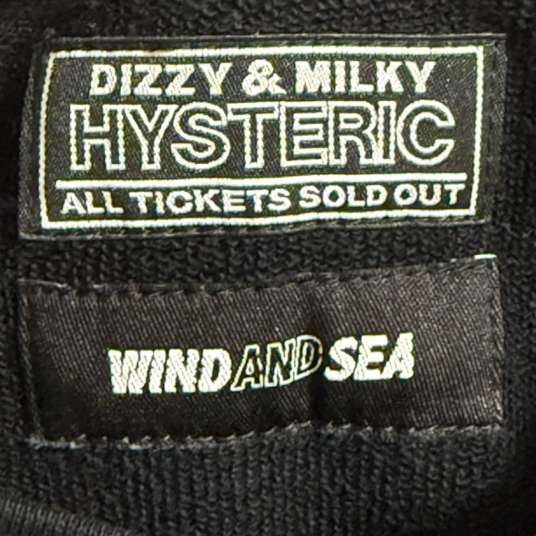 HYSTERIC GLAMOUR×WIND AND SEA スウェットトレーナー