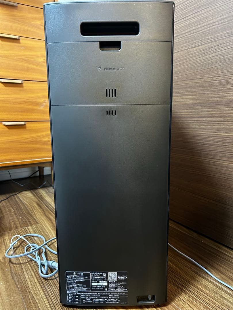 シャープKI-SX70-T ブラウン 加湿空気清浄機 プラズマクラスター