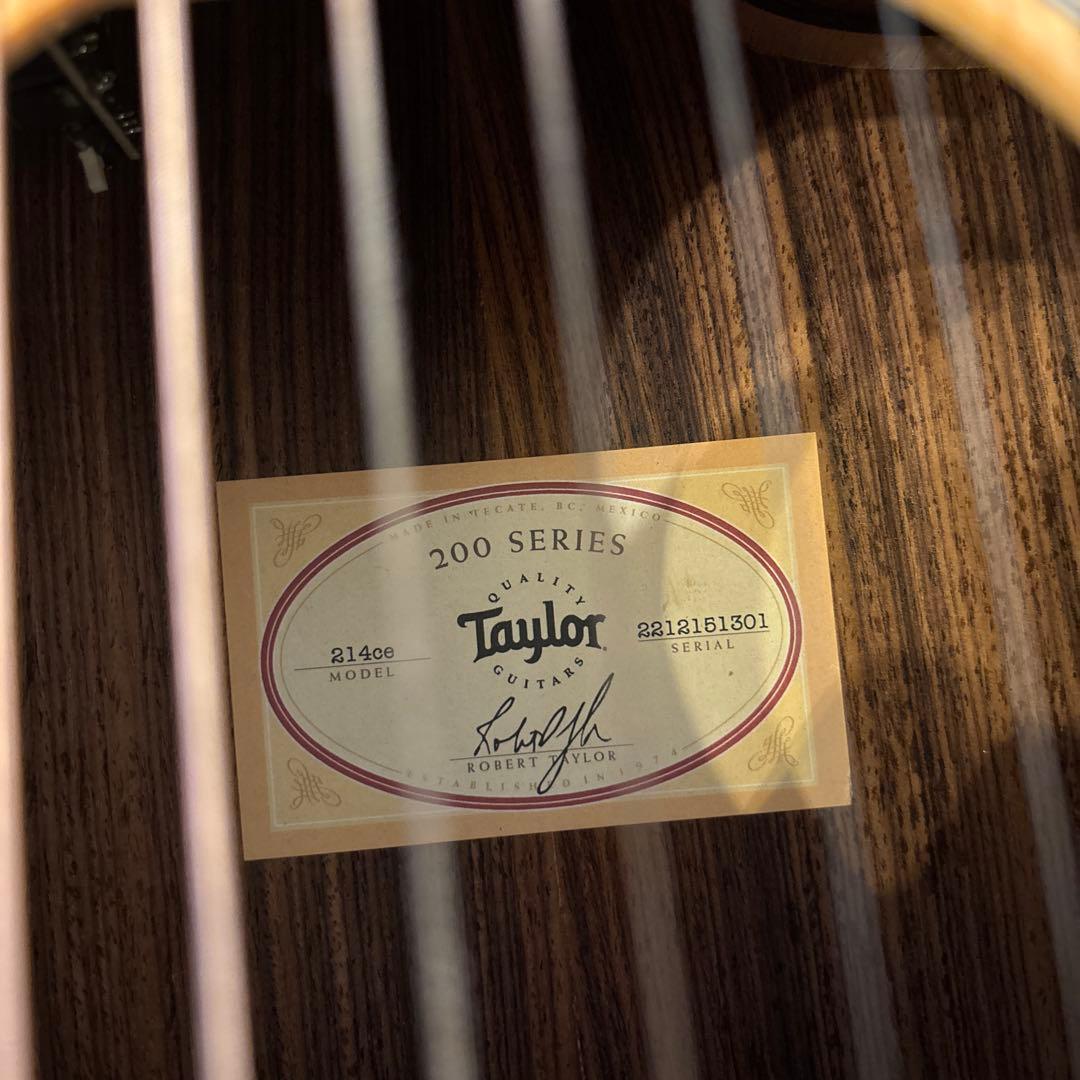 ［美品、付属品完備］Taylor 214ce rosewood
