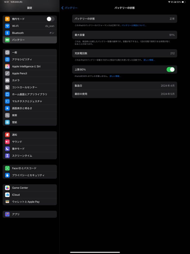 【美品】iPad Pro M4 13インチ 1tb wifi 純正pencil付