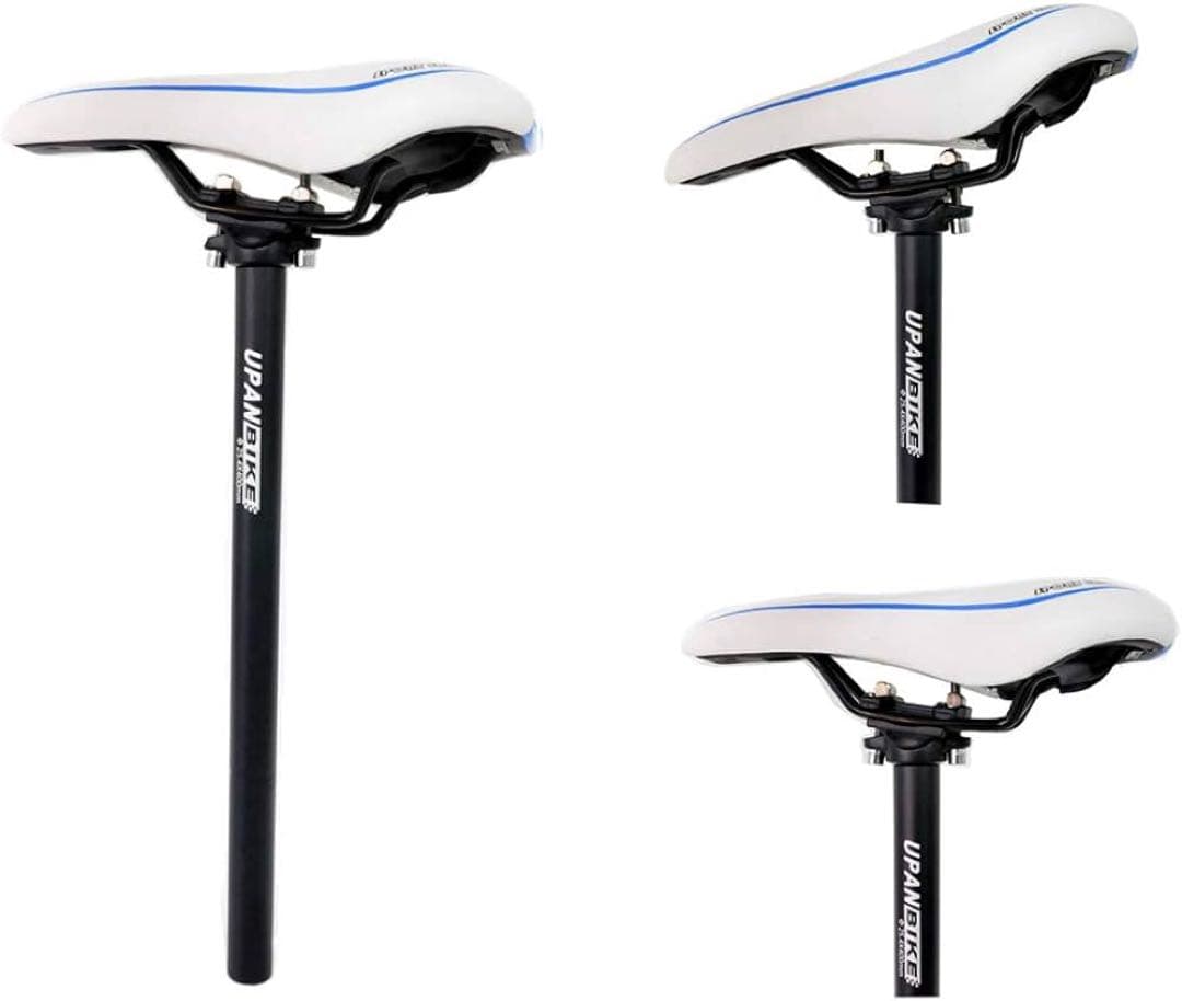 UPANBIKE 自転車 シートポスト ブルー アルミニウム合金 φ30.9