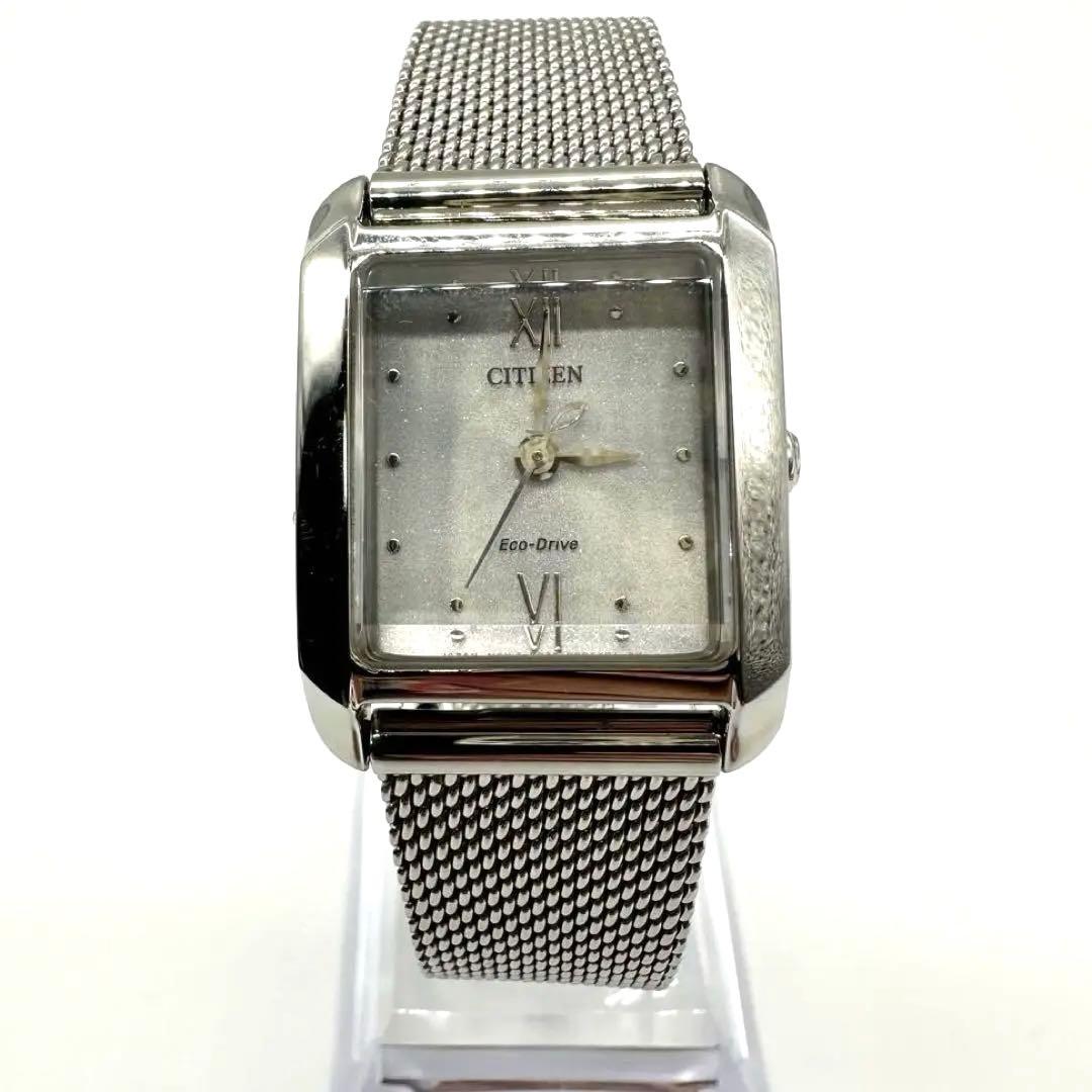 シチズン★CITIZEN L★エコドライブ スクエア コレクション 腕時計