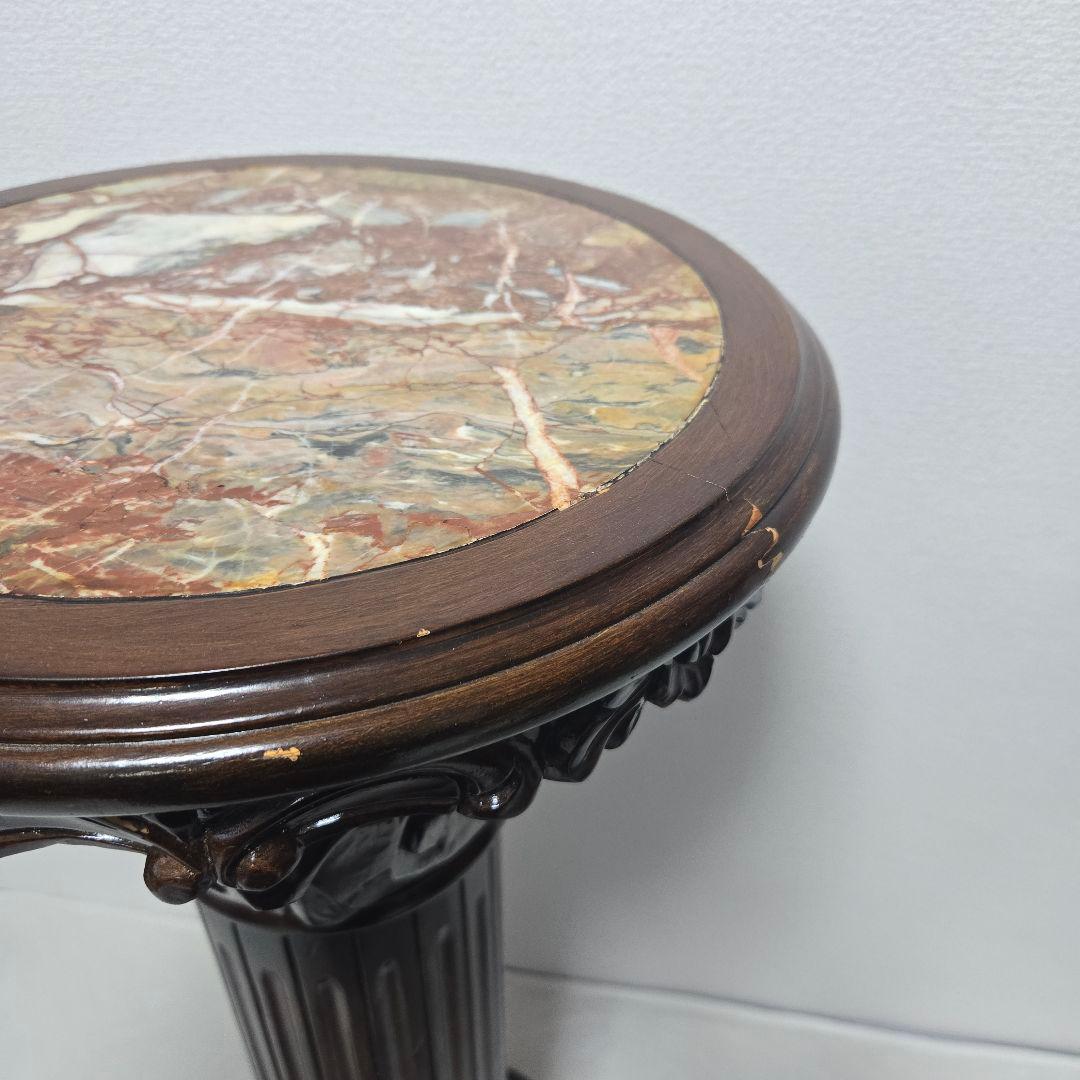 大理石 ギリシャ建築 輸入 インペリアルペデスタル コラム プラント スタンド