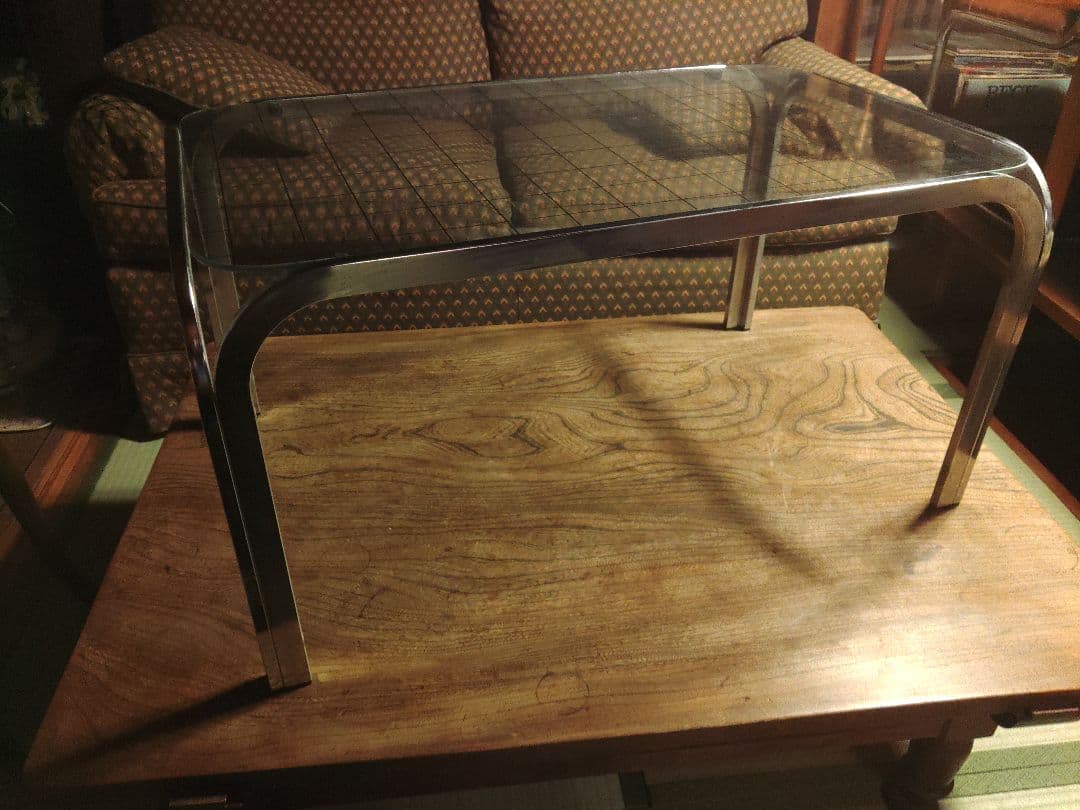 ミッドセンチュリー　ポストモダン　スペースエイジ　コーヒーテーブル　ヴィンテージ