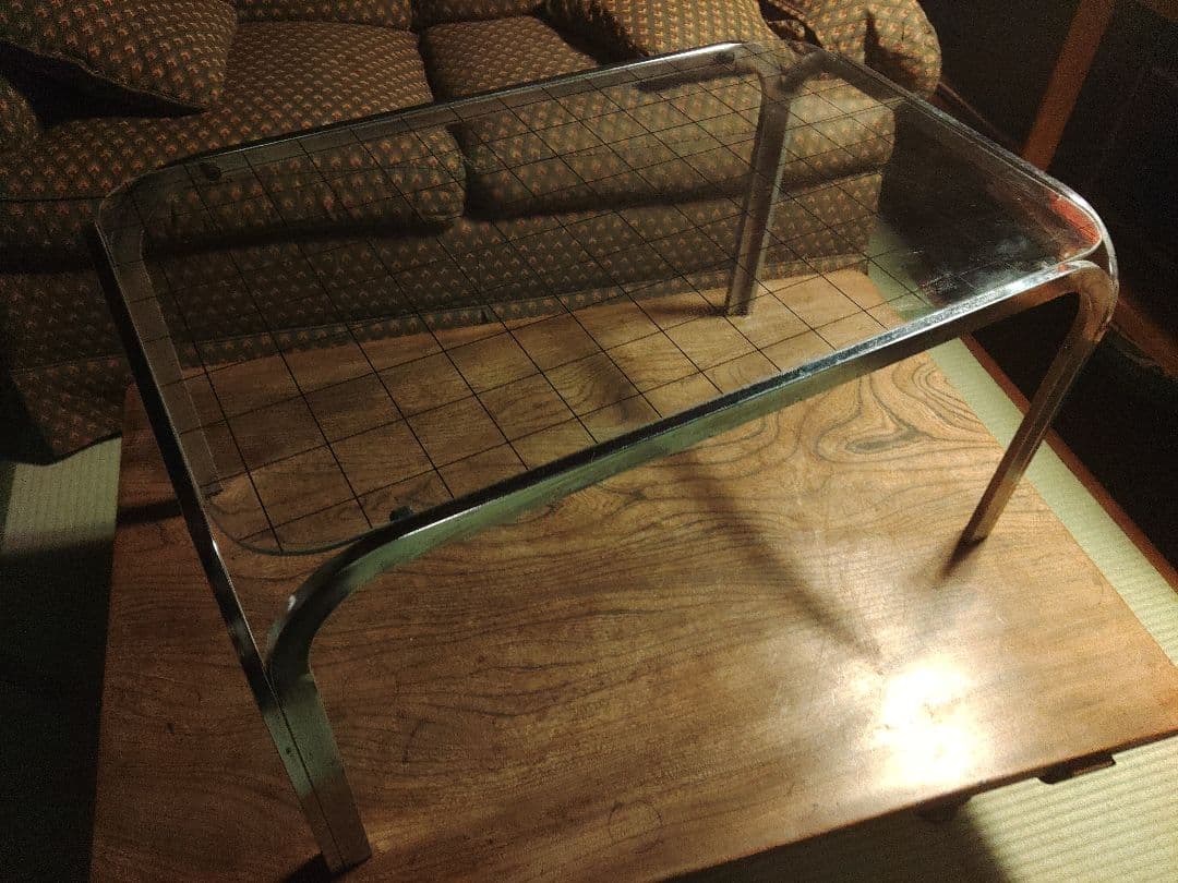 ミッドセンチュリー　ポストモダン　スペースエイジ　コーヒーテーブル　ヴィンテージ