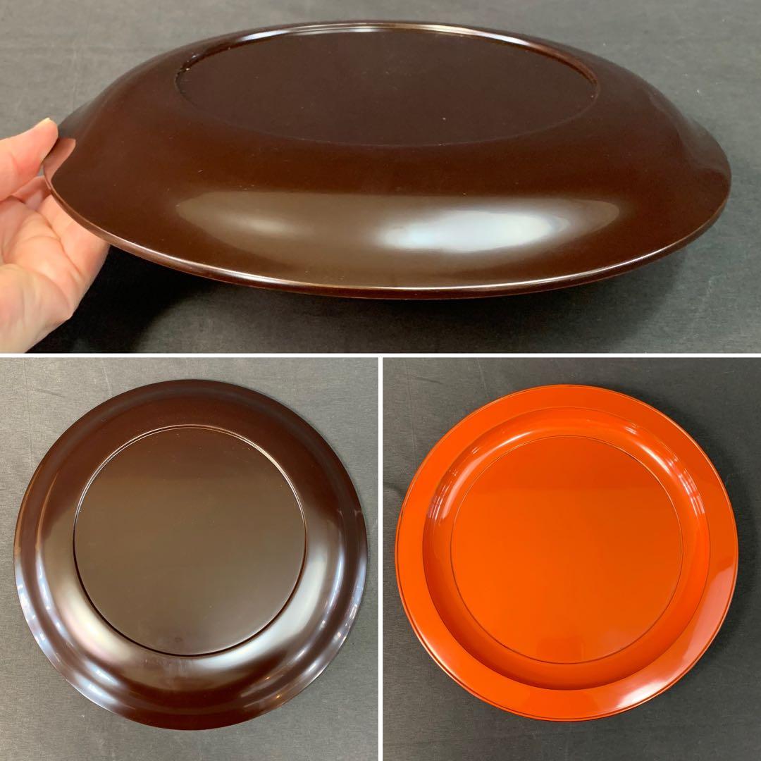 E186 送料無料　菓子器　菓子皿　漆器　茶道具　茶室　茶道　共箱