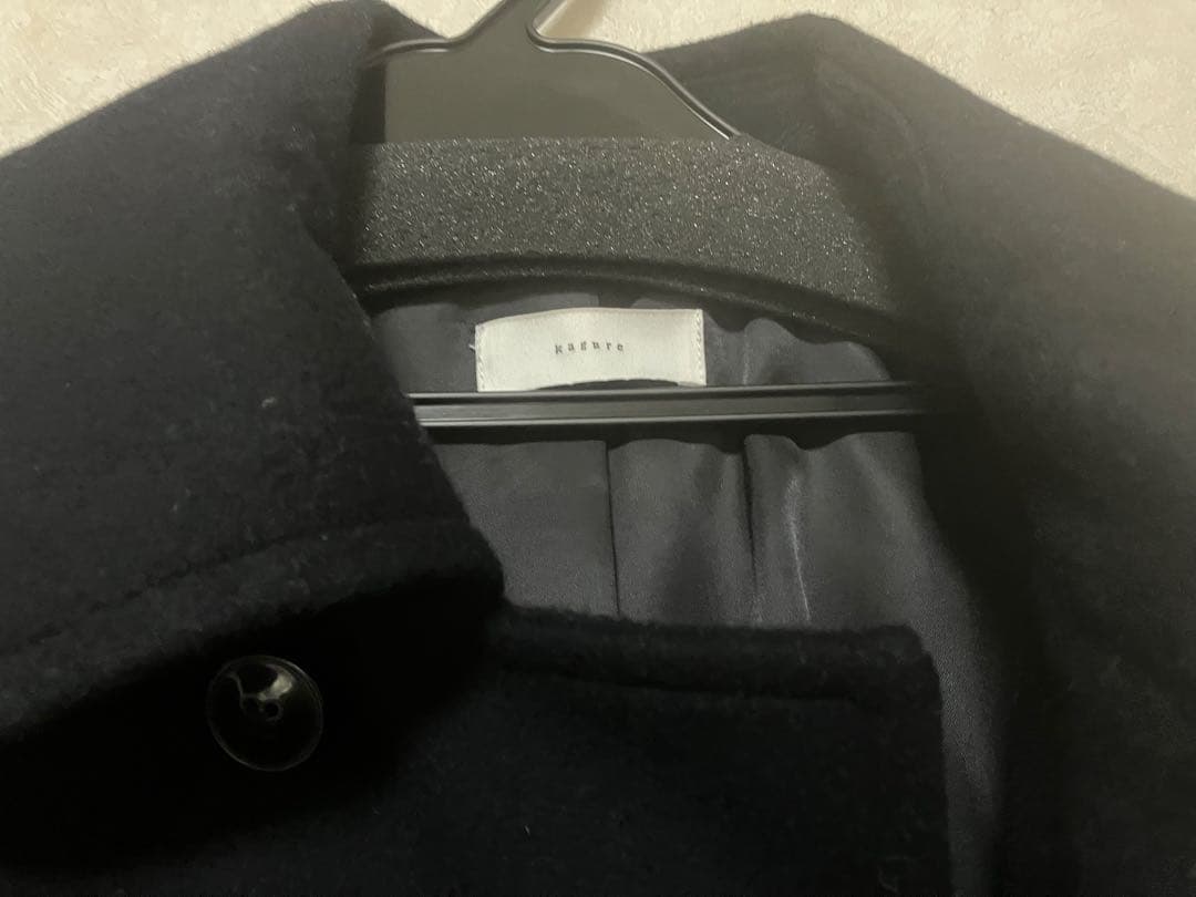 新品　かぐれ　人気のウールシングルPコート
