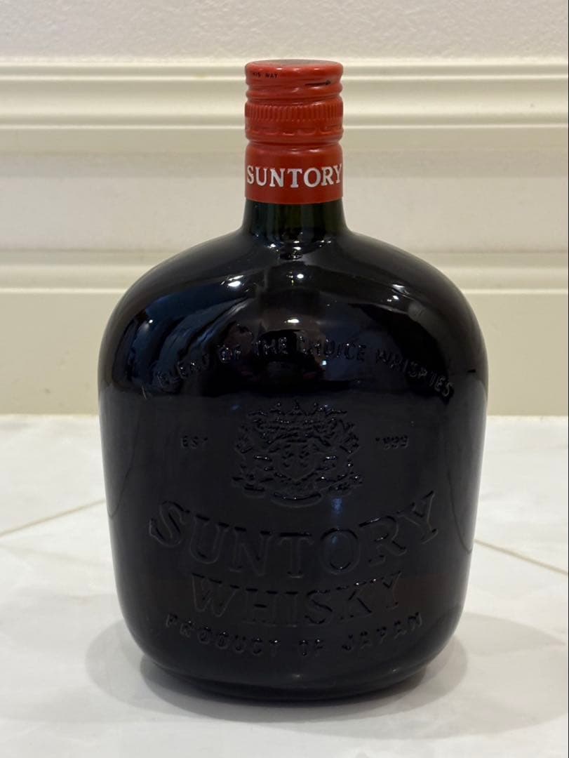 未開栓 SUNTORY サントリー オールド 水墨 鯛ラベル ウイスキー 特級