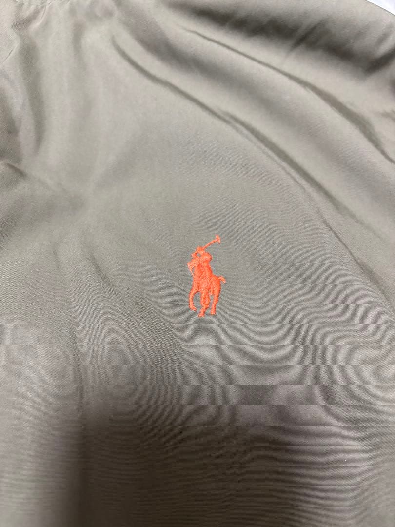美品 ポロラルフローレン 2way ブルゾン ジャケット メンズ カーキ M