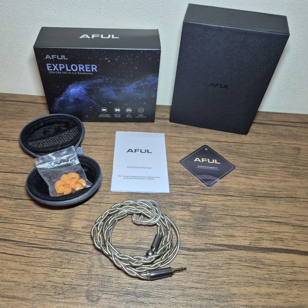 AFUL Explorer 有線イヤホン 3.5mm