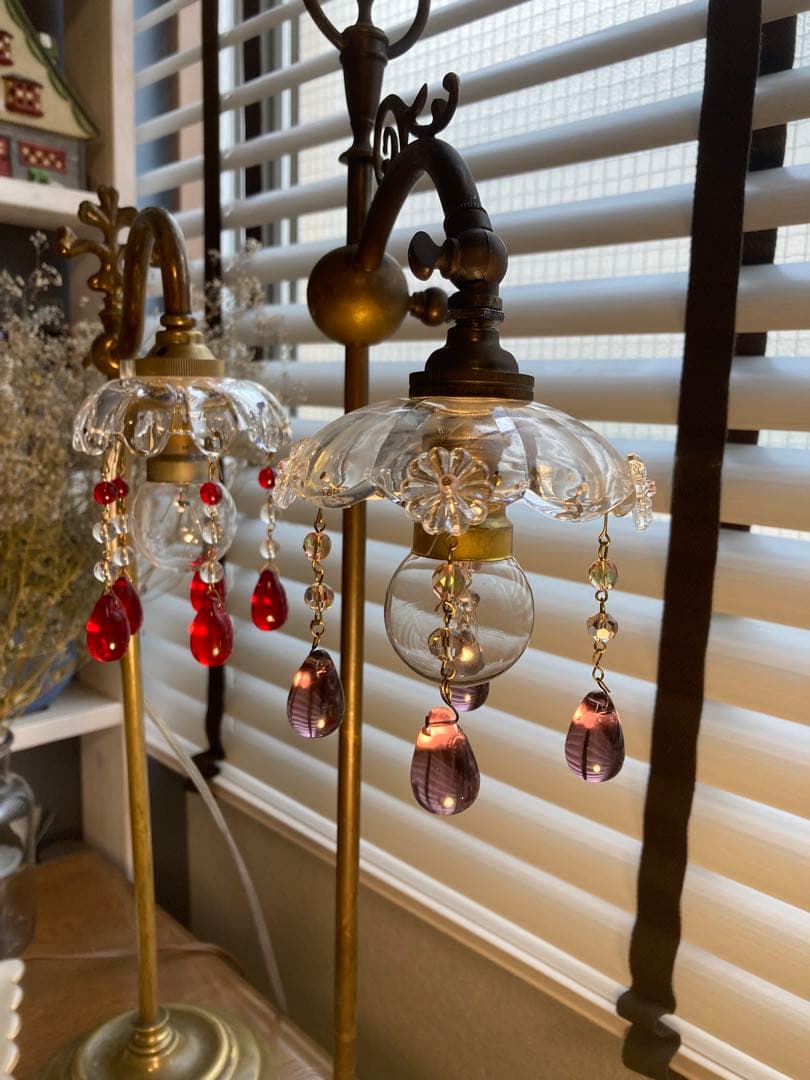 （専用ご予約）　ミニシャンデリア　フランスアンティーク　3点