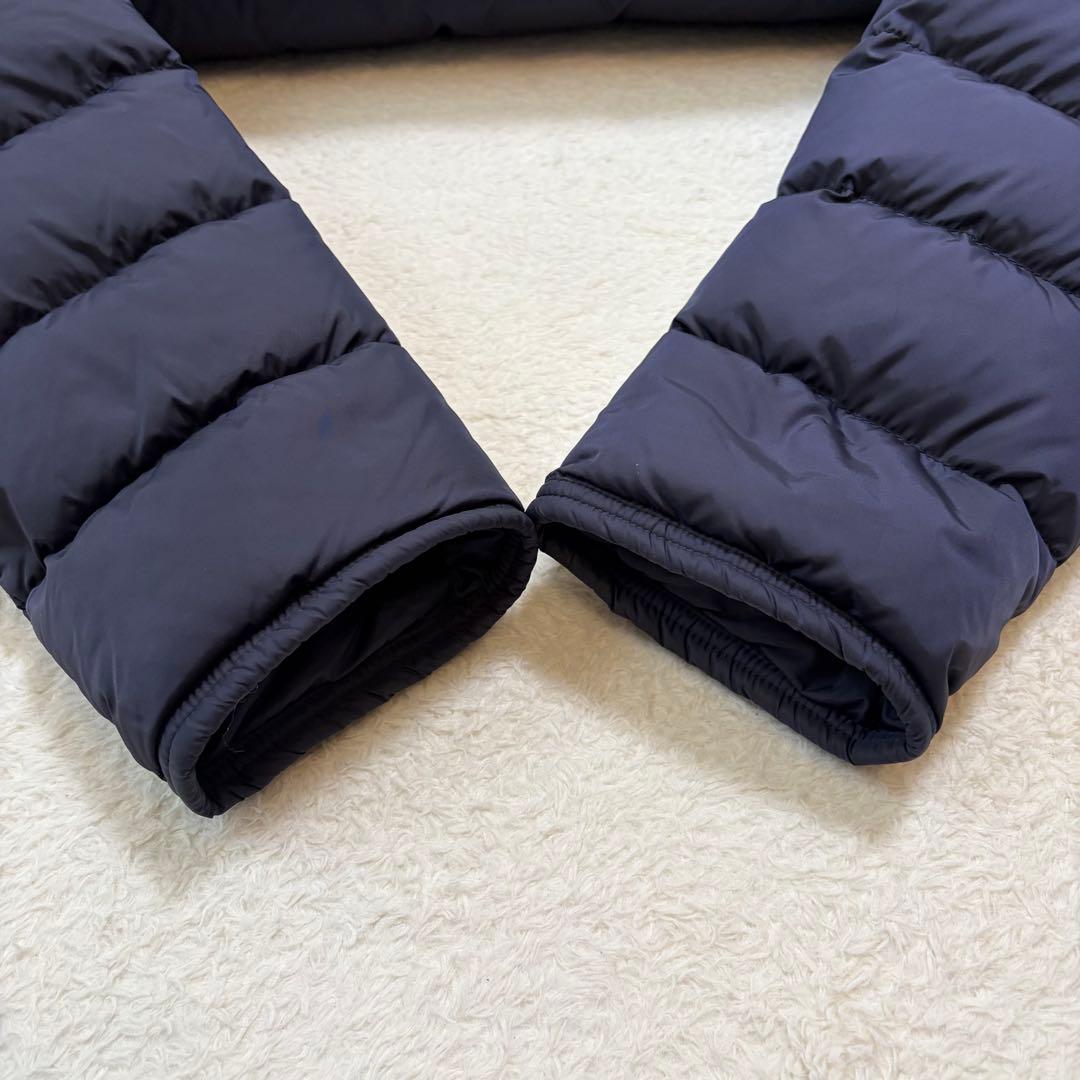 【美品】モンクレール クルーニー ダウンジャケット リアルファー ネイビー 3