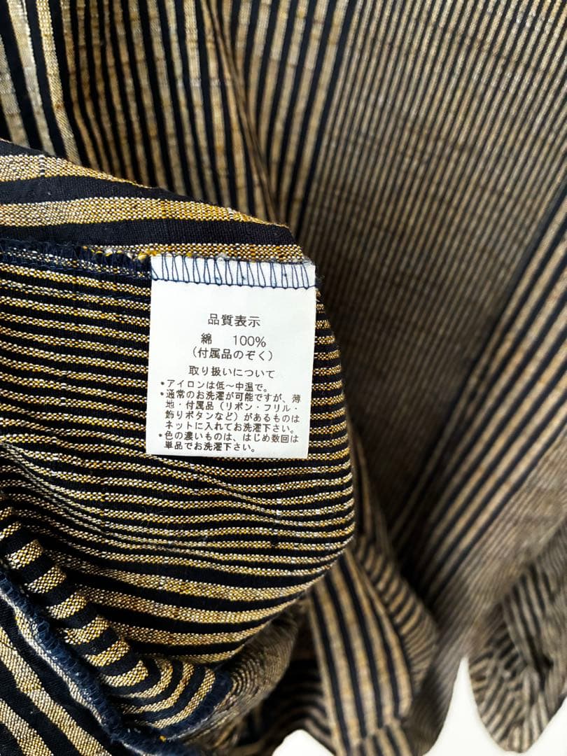 ヤンマ産業　YAMMA 会津木綿　トレーナーシャツ　美品