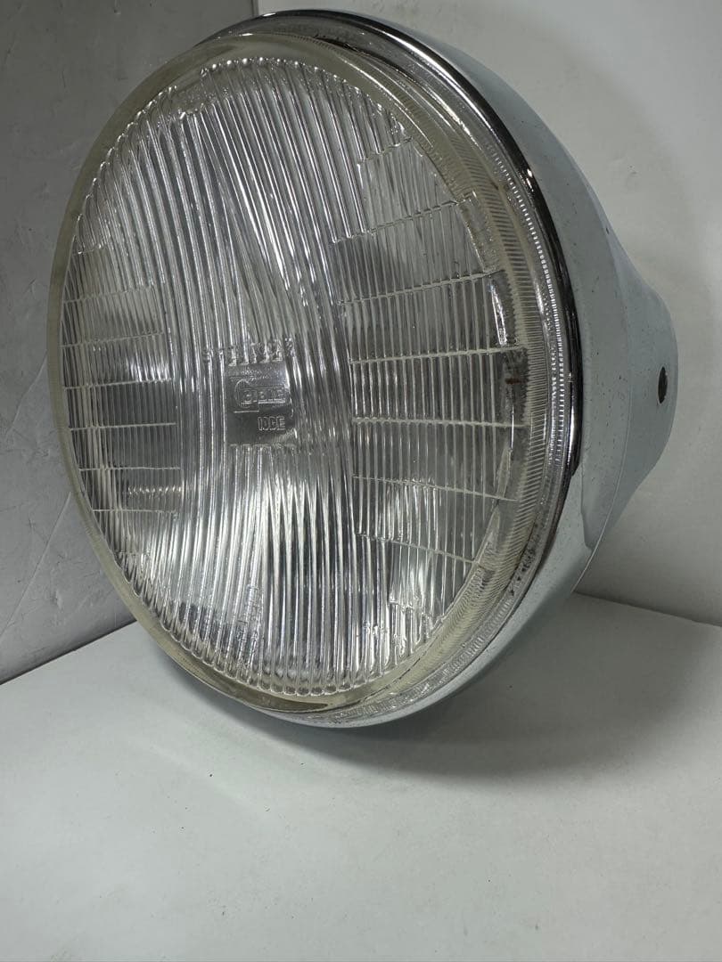 希少当時物180πシビエ凹レンズ付ヘッドライト/マーシャルCIBIE