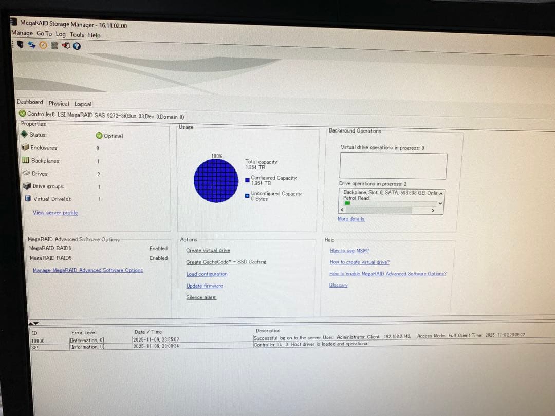 高性能サーバー NEC Xeon E5 16GB 1.5TB 20c40t