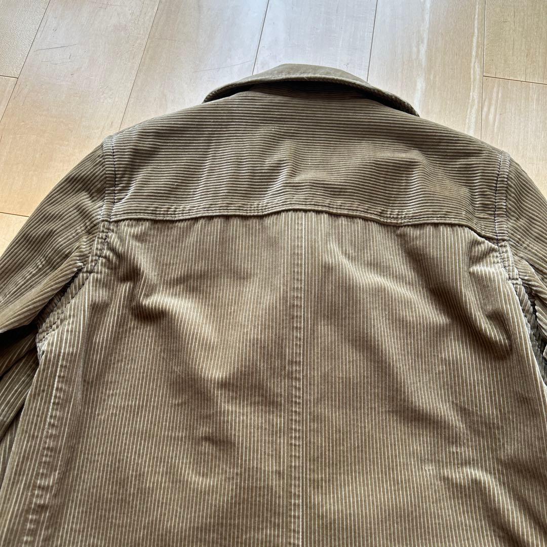 ナンバーナイン　ジョージ期　コーデュロイ　Pコート ベージュ