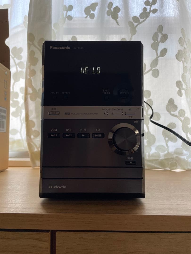 Panasonic SC-PM48-Ｋ　CDステレオシステム