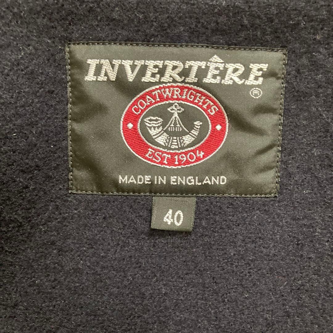 ぶしぽんさん専用INVERTERE フード付きダッフルコート サイズ40 ネイビ