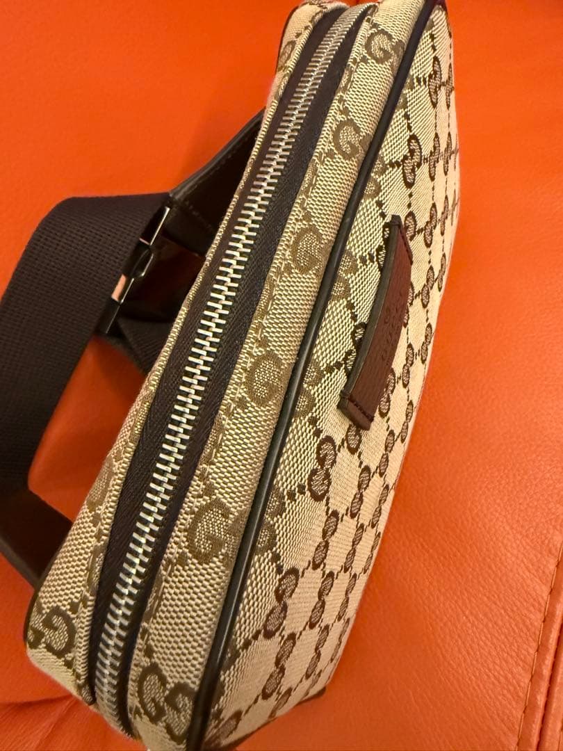 GUCCIグッチボディバック☆GGキャンバス