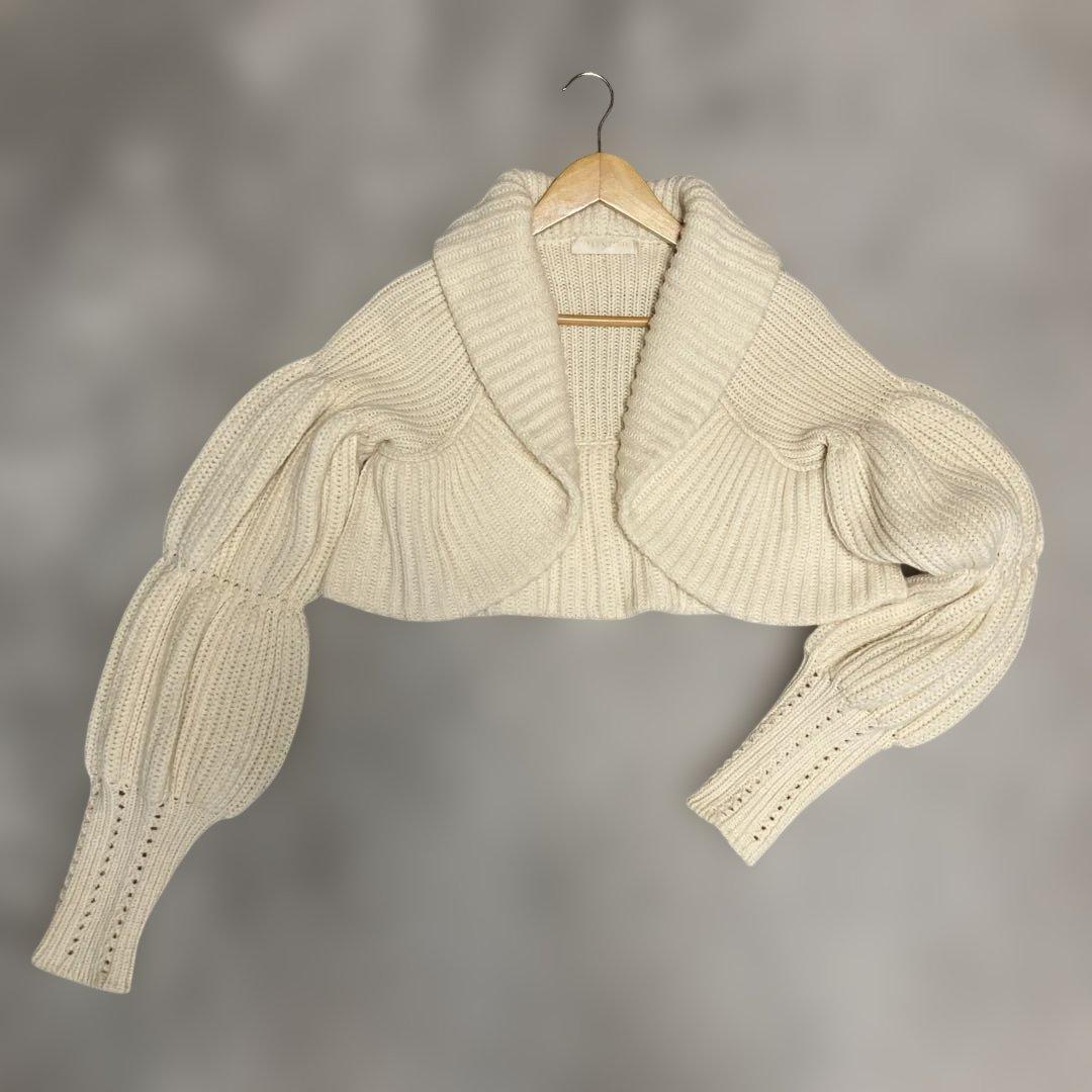 VALENTINO カシミア50%ウール50%　カーディガン.ボレロ