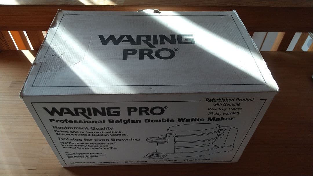 ダブルワッフルメーカー ワーリングプロ