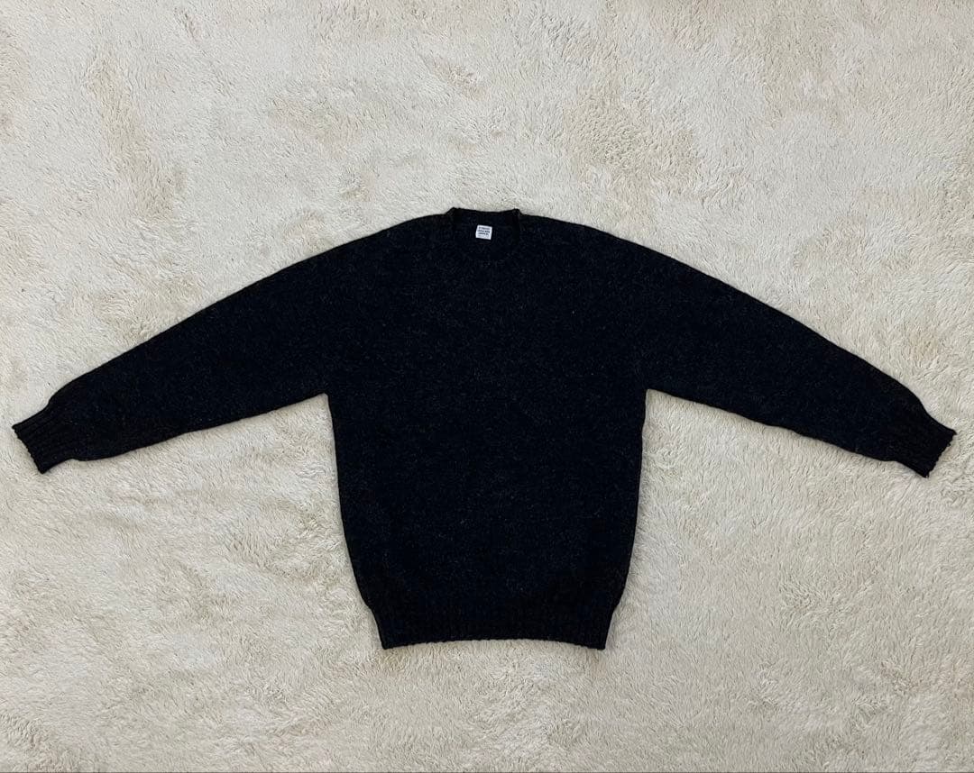 E.TAUTZ ダークグレー クルーネックセーターMサイズ