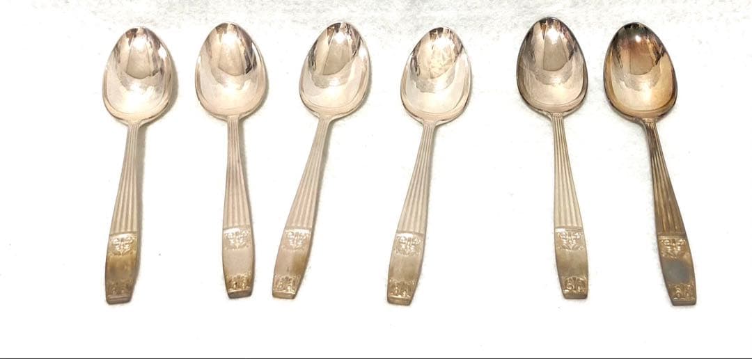 【希少 洋白銀】LUCKY WOOD ロッキンガム ディナーセット 24本