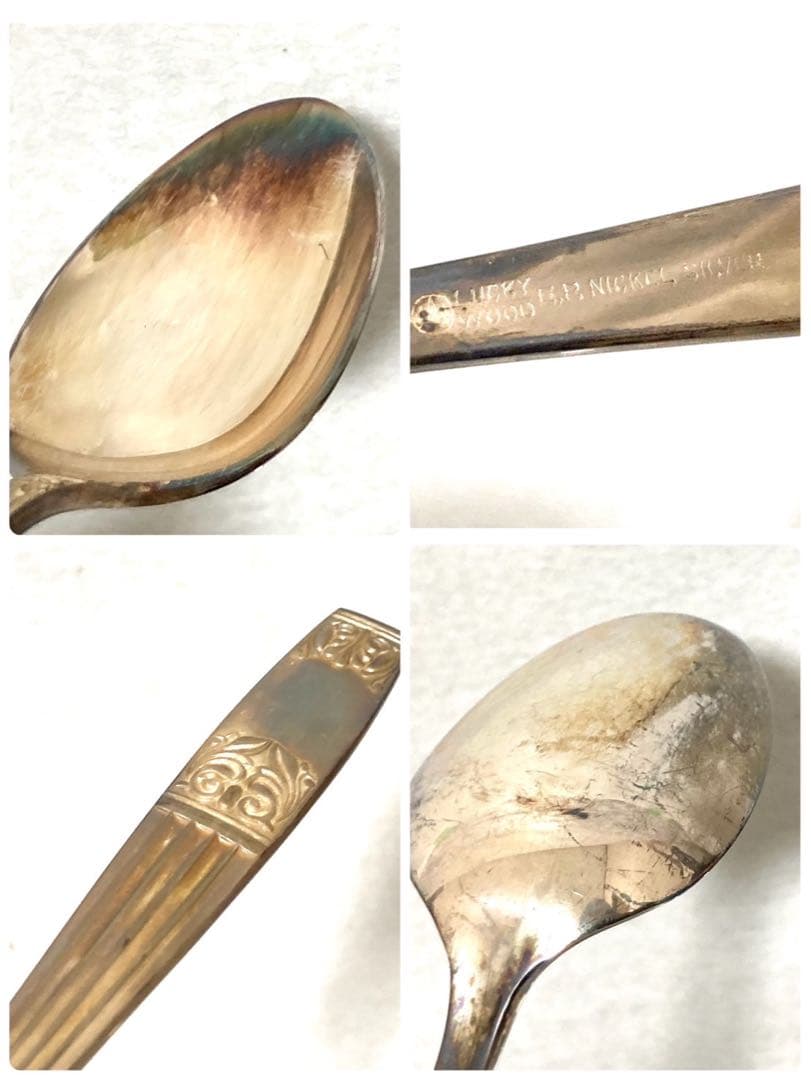 【希少 洋白銀】LUCKY WOOD ロッキンガム ディナーセット 24本