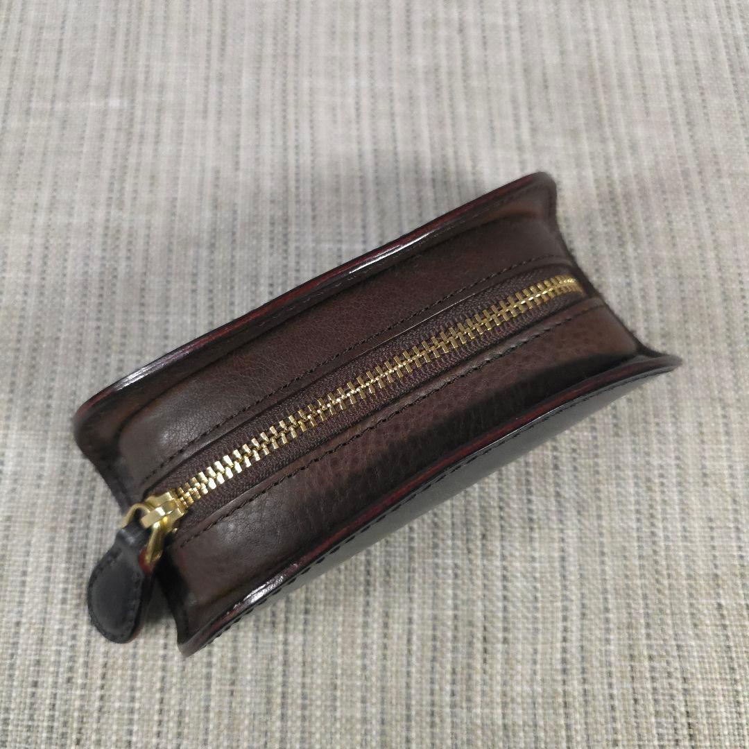 未使用　希少　ガンゾ　ganzo　ブライドルレザー　立体　キーケース