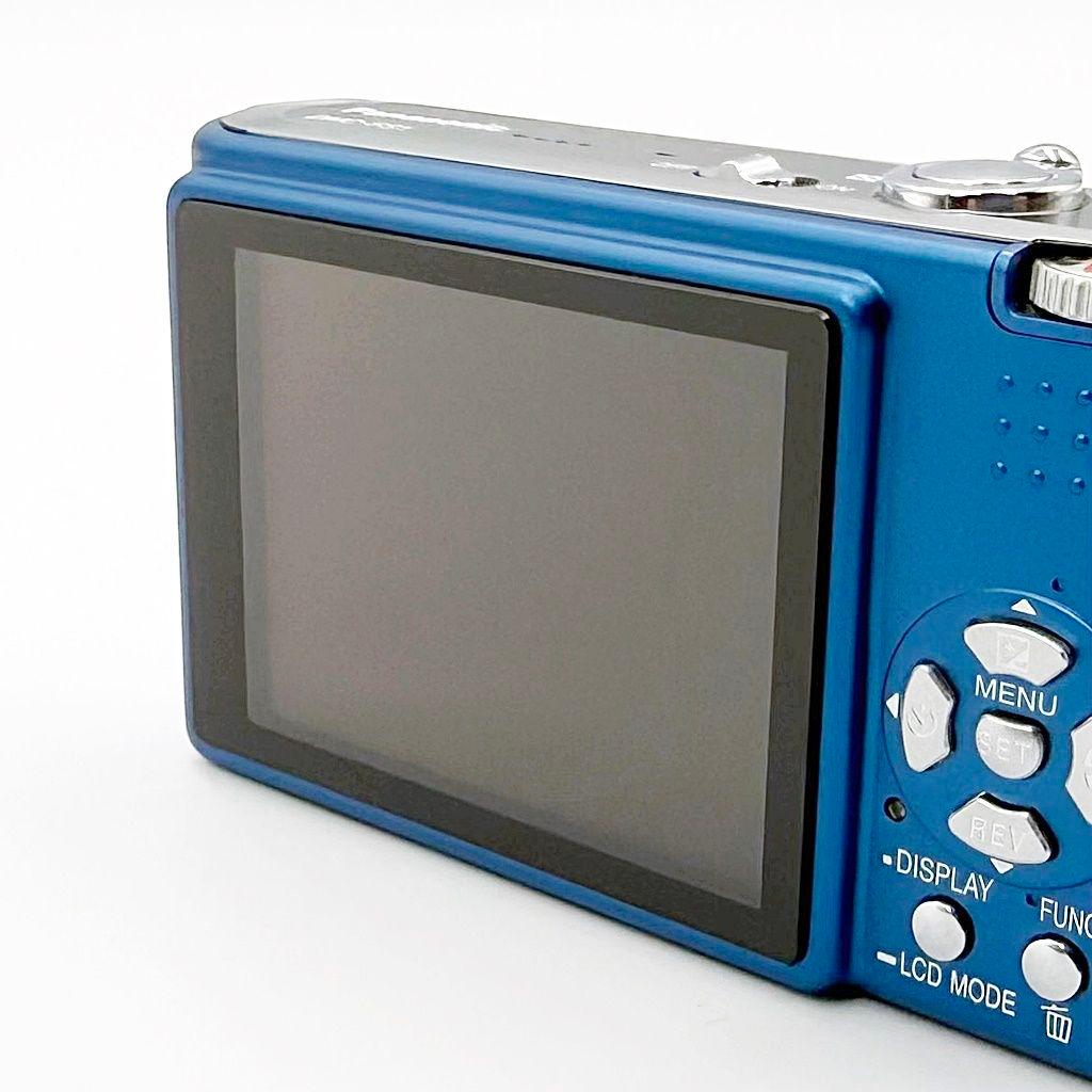 パナソニック LUMIX DMC-FS1 ブルー コンデジ カメラ 中古
