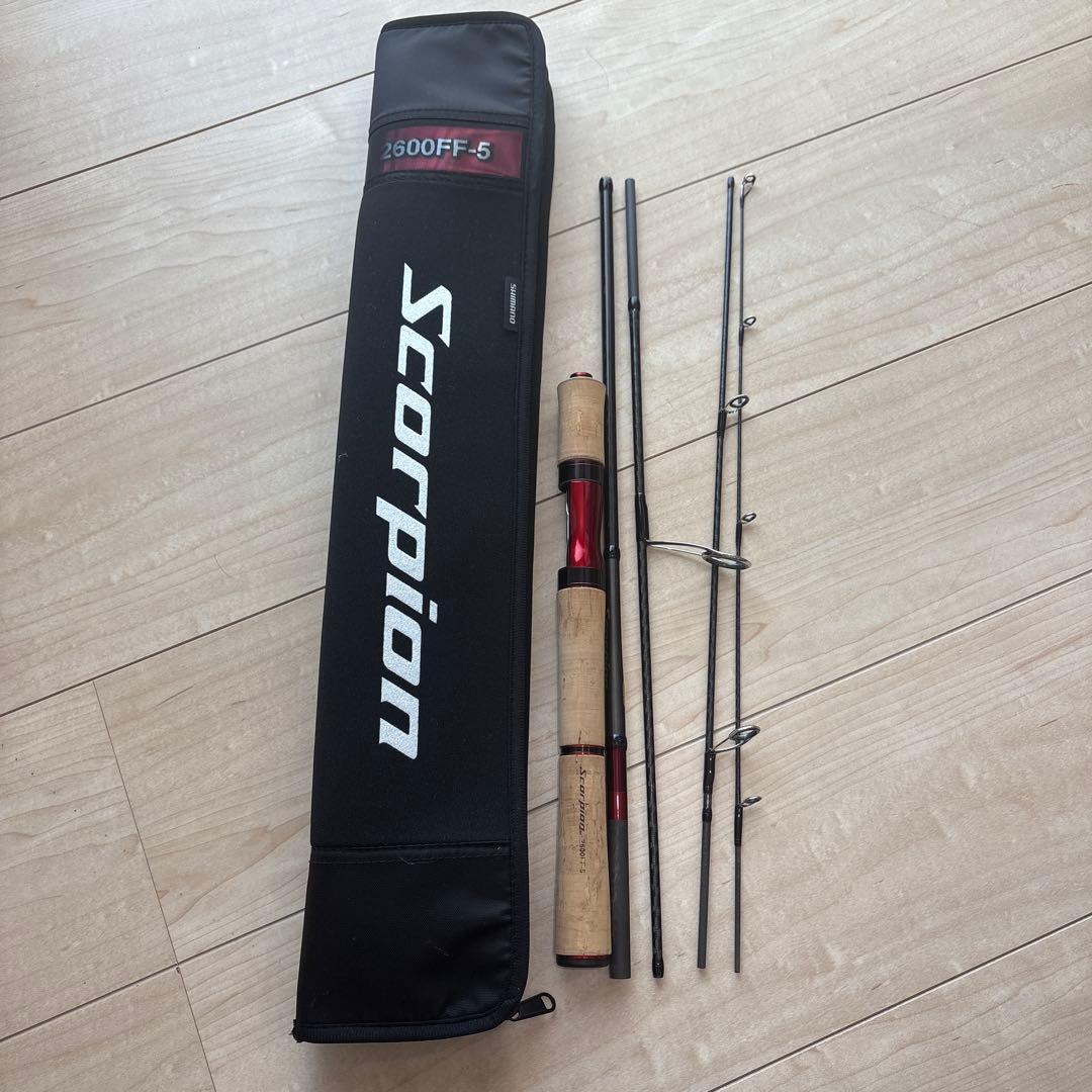 s*s様 Scorpion 2600FF-5 ルアーロッド 専用ケース付　パック