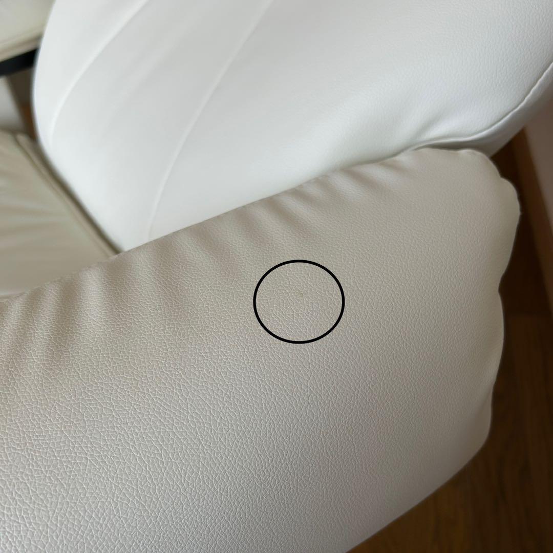 ニトリ　傷・汚れに強い合成皮革 リクライニングパーソナルチェアNシールド