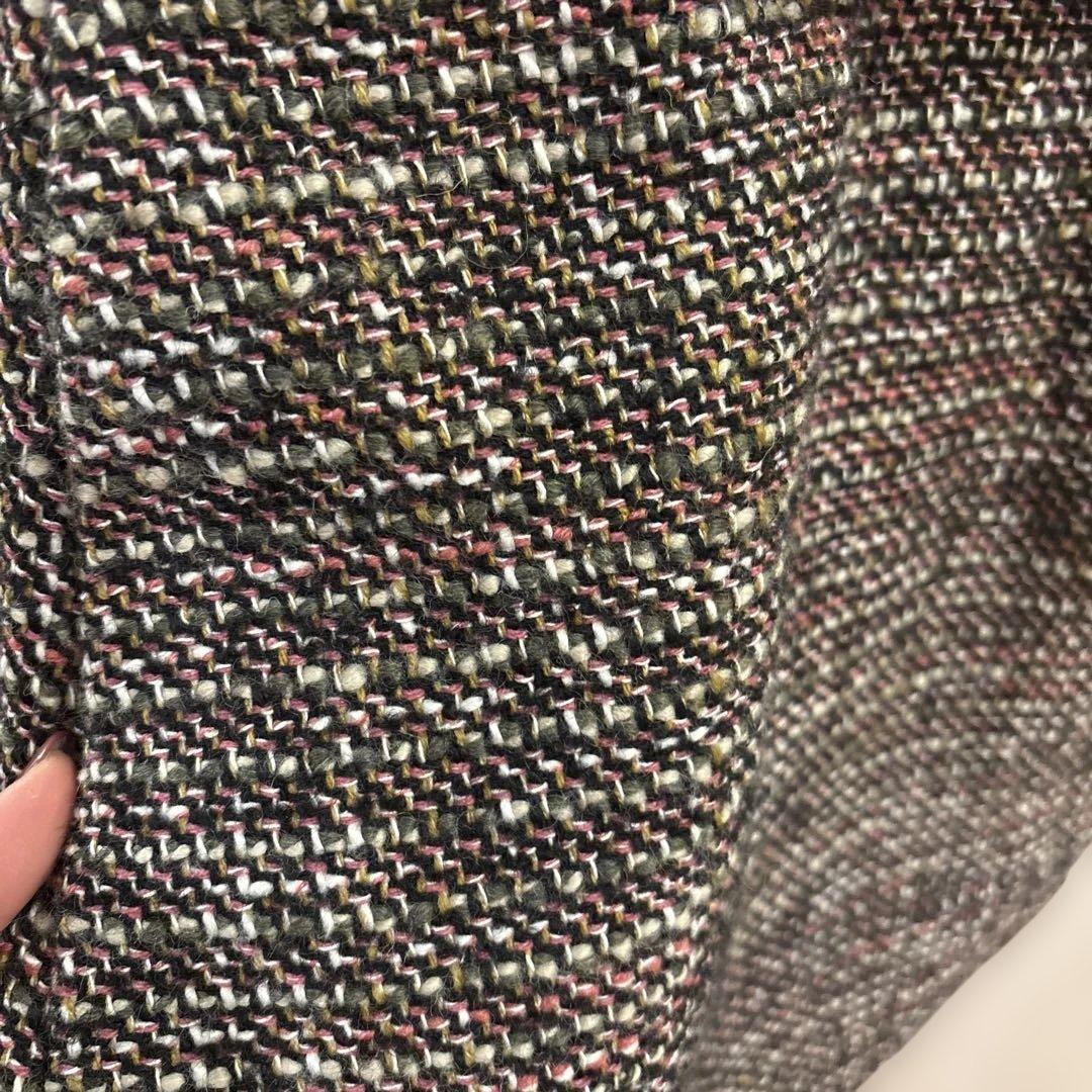 Theory　セオリー　ドッキング　ワンピース　リブ　ニット　ツイード